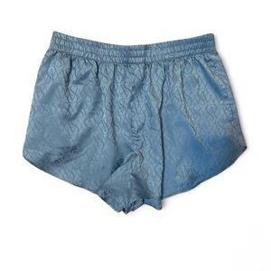Victoria’s Secret NWOT Satin Blue Pajama Shorts, Size Medium